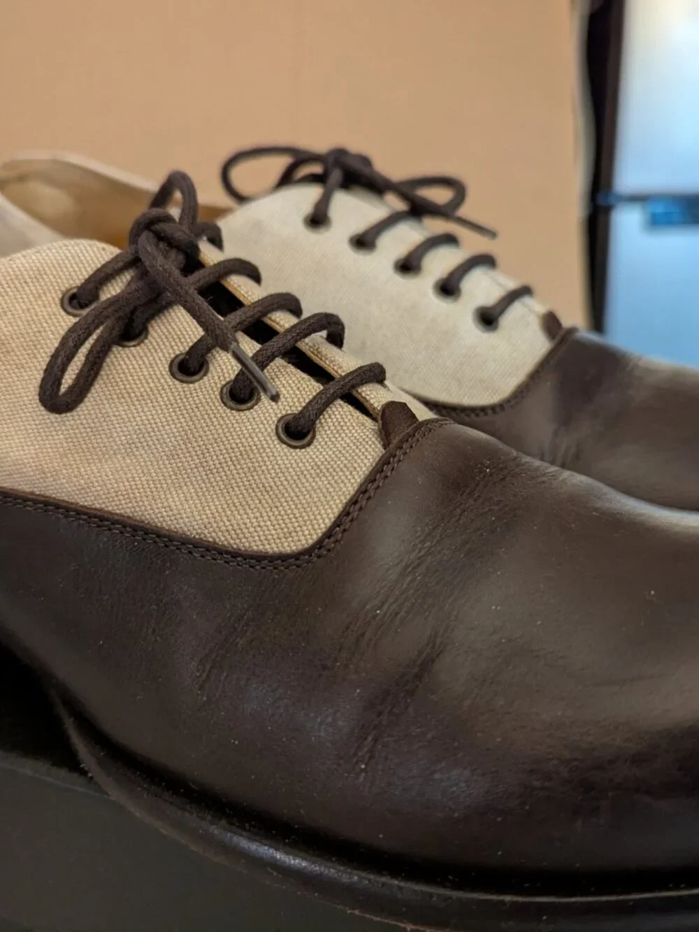 EMPORIO ARMANI Vintage Men's Dress Shoes Size 41 (8.5 to 9)